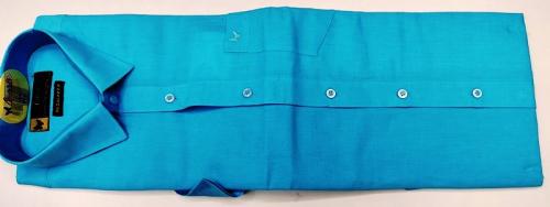 PL COTTON XLINEN DYED READYMADE SHIRT 44 HS